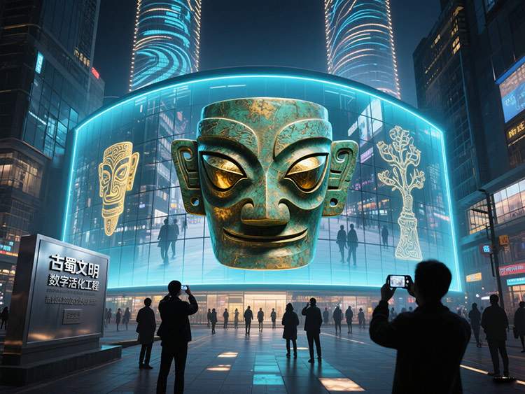 三星堆+LED：成都如何用大屏&ldquo;復活&rdquo;千年文明|成都LED顯示屏