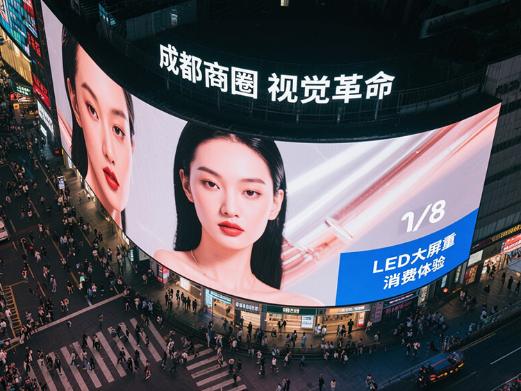 成都商圈的&ldquo;視覺革命&rdquo;：LED大屏如何重構消費體驗|成都LED顯示屏
