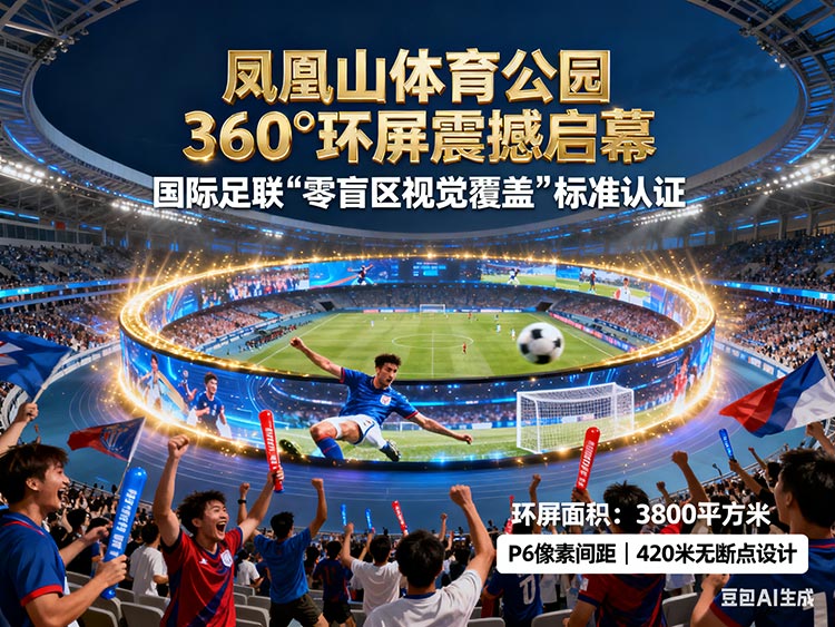 鳳凰山體育公園360&deg;環屏幕后：成都LED顯示屏如何拿下國際賽事級標準